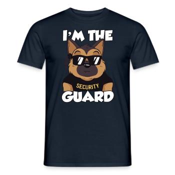 Je suis l’agent de sécurité de sécurité - T-shirt homme - marine - Devant - AI Model Male 178 light (178cm)