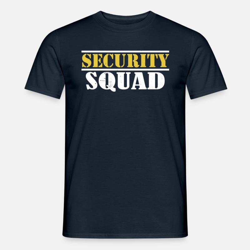 Security Squad Security Security Bouncer - Men's T-Shirt - navy