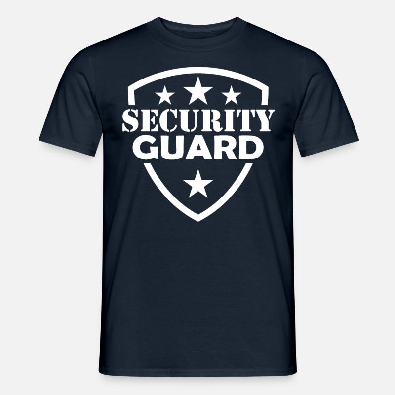 Security Guard Security Security Security - Men’s T-shirt - navy