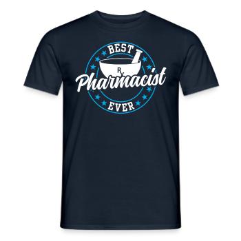 Bester Pharmazeut Aller Zeiten Pharmazie Apotheker - Männer T-Shirt - Navy - Vorne - AI Model Male 178 light (178cm)