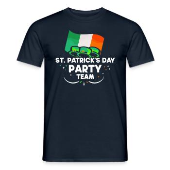 St Patricks Day Party Team St. Patricks Day Ire - Männer T-Shirt - Navy - Vorne - AI Model Male 178 light (178cm)