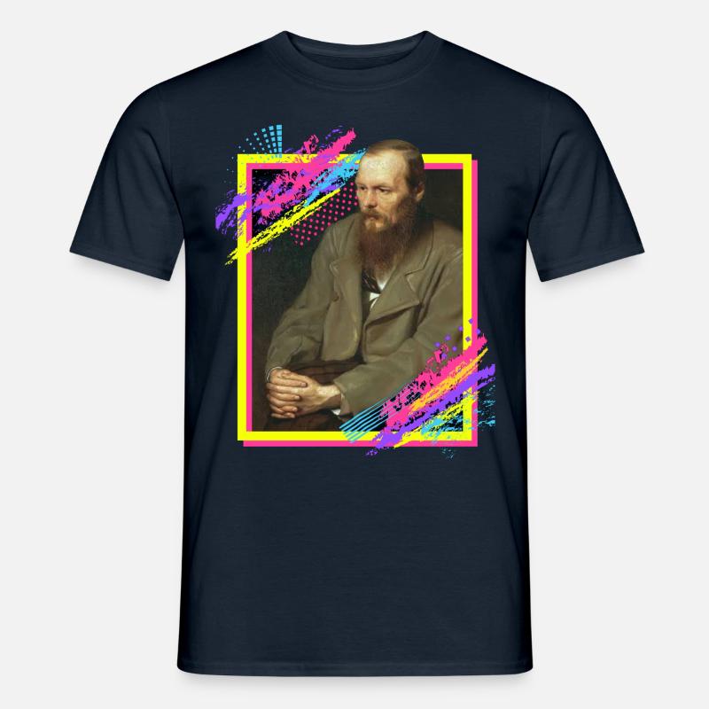 Dostojewski - Männer T-Shirt - Navy