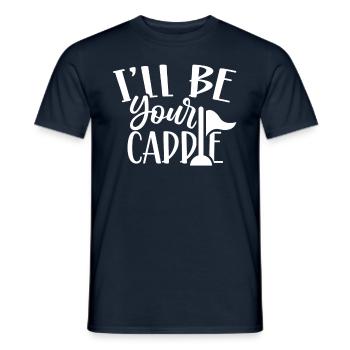 I will be your caddie Golfer Golfer Golf - Men's T-Shirt - navy - Front - AI Model Male 178 light (178cm)
