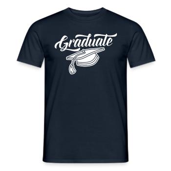Graduate Graduate Graduation Party Graduates - Men's T-Shirt - navy - Front - AI Model Male 178 light (178cm)