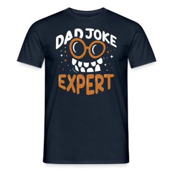 Papa Witz Dad Joke Vater Jokes - Männer T-Shirt - Navy - Vorne - AI Model Male 178 light (178cm)