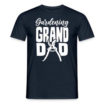 Jardinage Grand-père Jardinier Grand-père Jardin - T-shirt homme - marine - Devant - AI Model Male 178 light (178cm)