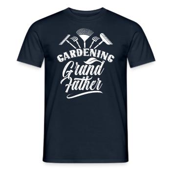 Jardinier Grand-père Jardinier - T-shirt homme - marine - Devant - AI Model Male 178 light (178cm)