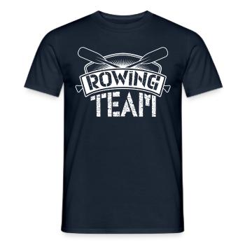 Rudermannschaft Ruder Team Ruderer Rudern - Männer T-Shirt - Navy - Vorne - AI Model Male 178 light (178cm)