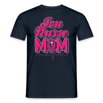 Infirmière en soins intensifs Maman Soins intensifs - T-shirt homme - marine - Devant - AI Model Male 178 light (178cm)