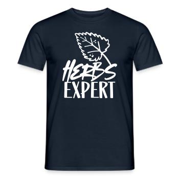 Herb Expert Herb Herb Garden - Men's T-Shirt - navy - Front - AI Model Male 178 light (178cm)