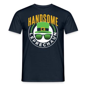 Joli leprechaun irlandais Leprechaun St Patrick’s Day - T-shirt homme - marine - Devant - AI Model Male 178 light (178cm)