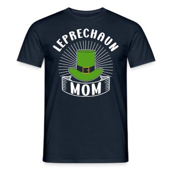 Goblin Mama Leprechaun St Patrick's Day Irish - Men's T-Shirt - navy - Front - AI Model Male 178 light (178cm)