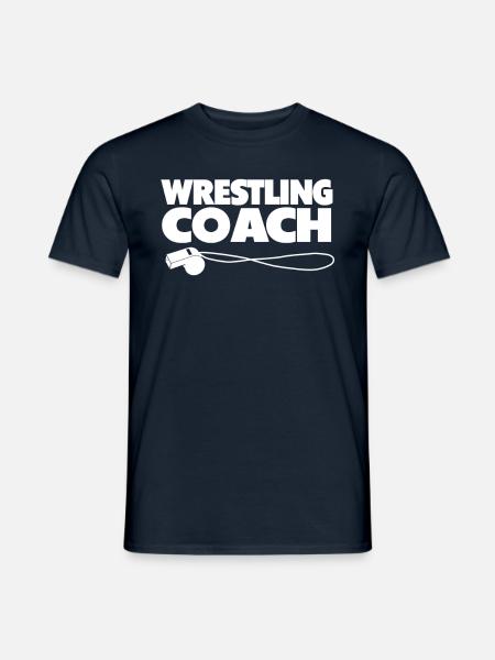 Wrestling Trainer Ringer Ringkampf Ringen - Männer T-Shirt - Navy