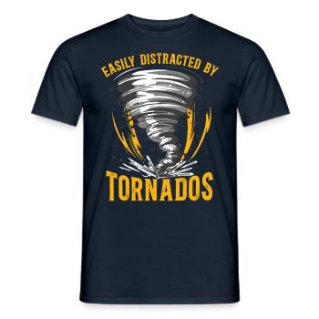 Météorologie des ouragans Storm Chaser - T-shirt homme - marine - Devant - AI Model Male 178 light (178cm)