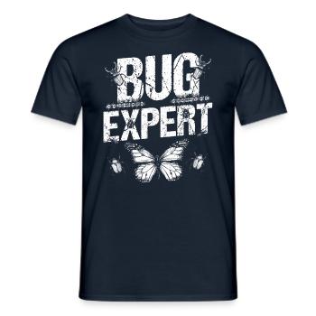 Insect Expert Entomologist Entomology Profession - Men's T-Shirt - navy - Front - AI Model Male 178 light (178cm)