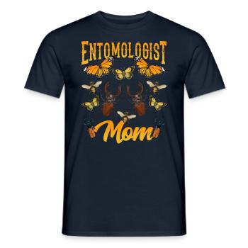 Entomologin Mama Entomologe Insekten Entomologie - Männer T-Shirt - Navy - Vorne - AI Model Male 178 light (178cm)