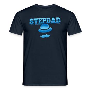 Stiefvater Stepdad Vatertag Stiefpapa - Männer T-Shirt - Navy - Vorne - AI Model Male 178 light (178cm)