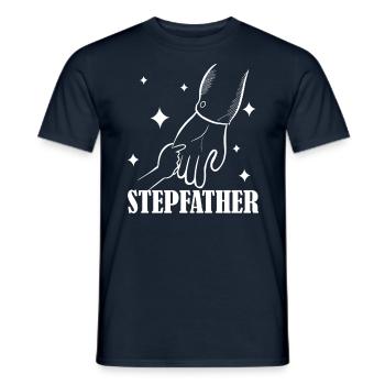 Stiefvater Stiefpapa Vatertag Stepdad - Männer T-Shirt - Navy - Vorne - AI Model Male 178 light (178cm)