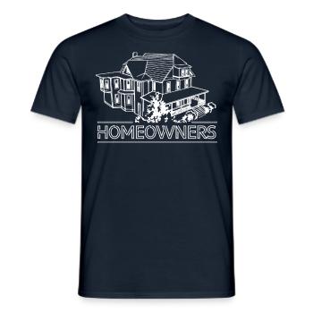 Hauseigentümer Hausherr Hausbesitzer Haus - Männer T-Shirt - Navy - Vorne - AI Model Male 178 light (178cm)