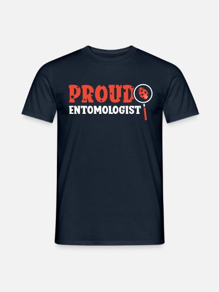 Proud Entomologist Insects Entomology Profession - Men's T-Shirt - navy