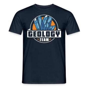 Geology Team Geologist Geology Student Profession - Men's T-Shirt - navy - Front - AI Model Male 178 light (178cm)