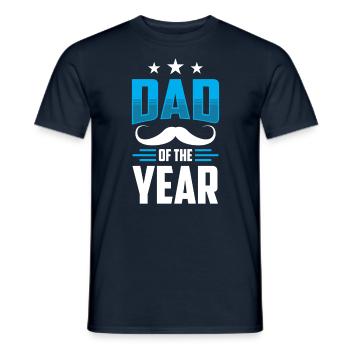 Vater Des Jahres Papi Papa Sprüche Vater Tag - Männer T-Shirt - Navy - Vorne - AI Model Male 178 light (178cm)