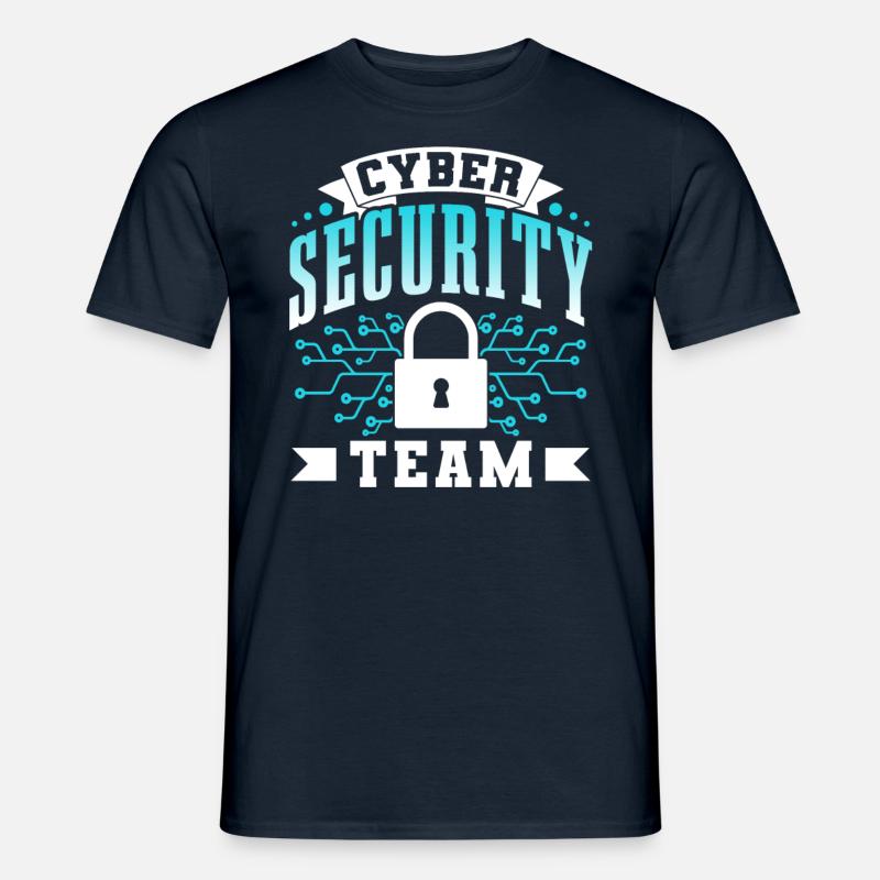 Cybersecurity Team Hacking IT Security Hacker - Men’s T-shirt - navy
