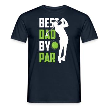 Meilleur papa par golf Père Papa Fête des pères Papa - T-shirt homme - marine - Devant - AI Model Male 178 light (178cm)