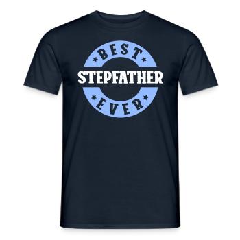 Best Stepfather Ever Stepdad Stepdad - Men's T-Shirt - navy - Front - AI Model Male 178 light (178cm)