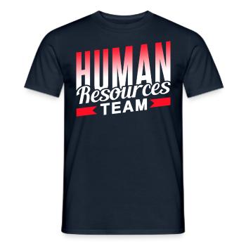 Humanressourcen Team Human Resources HR Personal - Männer T-Shirt - Navy - Vorne - AI Model Male 178 light (178cm)