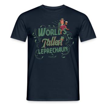 The World's Largest Goblin Irish Ireland Irish - Men's T-Shirt - navy - Front - AI Model Male 178 light (178cm)