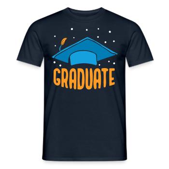 Graduate Graduation Party Graduate Graduate - Men's T-Shirt - navy - Front - AI Model Male 178 light (178cm)