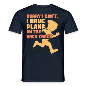 J’ai des plans sur la piste Team Hobby Sorry - T-shirt homme - marine - Devant - AI Model Male 178 light (178cm)