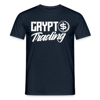 Krypto Handel Trader Crypto Traden Trading - Männer T-Shirt - Navy - Vorne - AI Model Male 178 light (178cm)