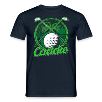 Caddie Golf Golf Golfer Profession - Men's T-Shirt - navy - Front - AI Model Male 178 light (178cm)