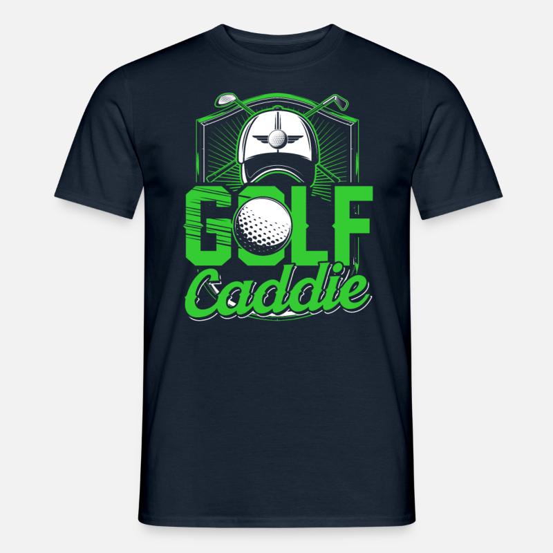 Golf Caddie Beruf Golfen Golfer - Männer T-Shirt - Navy