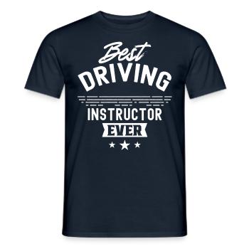 Bester Fahrlehrer Aller Zeiten Fahrschule Beruf - Männer T-Shirt - Navy - Vorne - AI Model Male 178 light (178cm)