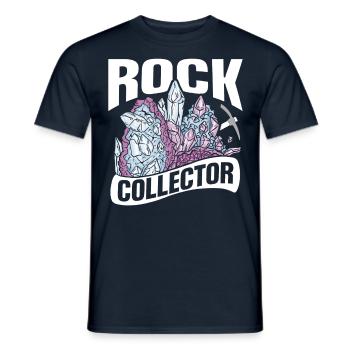 Stone Collector Geologist Geology Student Geology - Men's T-Shirt - navy - Front - AI Model Male 178 light (178cm)