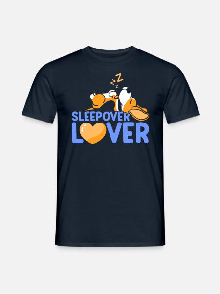 Overnight lovers Overnight stay - Men's T-Shirt - navy