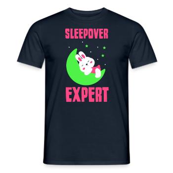 Expert pour les nuitées Nuitée Party sweet - T-shirt homme - marine - Devant - AI Model Male 178 light (178cm)