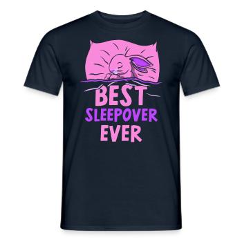Meilleure nuit de tous les temps Party - T-shirt homme - marine - Devant - AI Model Male 178 light (178cm)