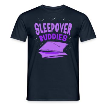 Invités d’une nuit Douce Nuitée Nuitée - T-shirt homme - marine - Devant - AI Model Male 178 light (178cm)
