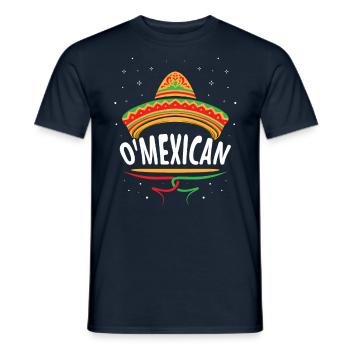 O’Mexicain Irlandais Mexicain Irlandais Irlande - T-shirt homme - marine - Devant - AI Model Male 178 light (178cm)