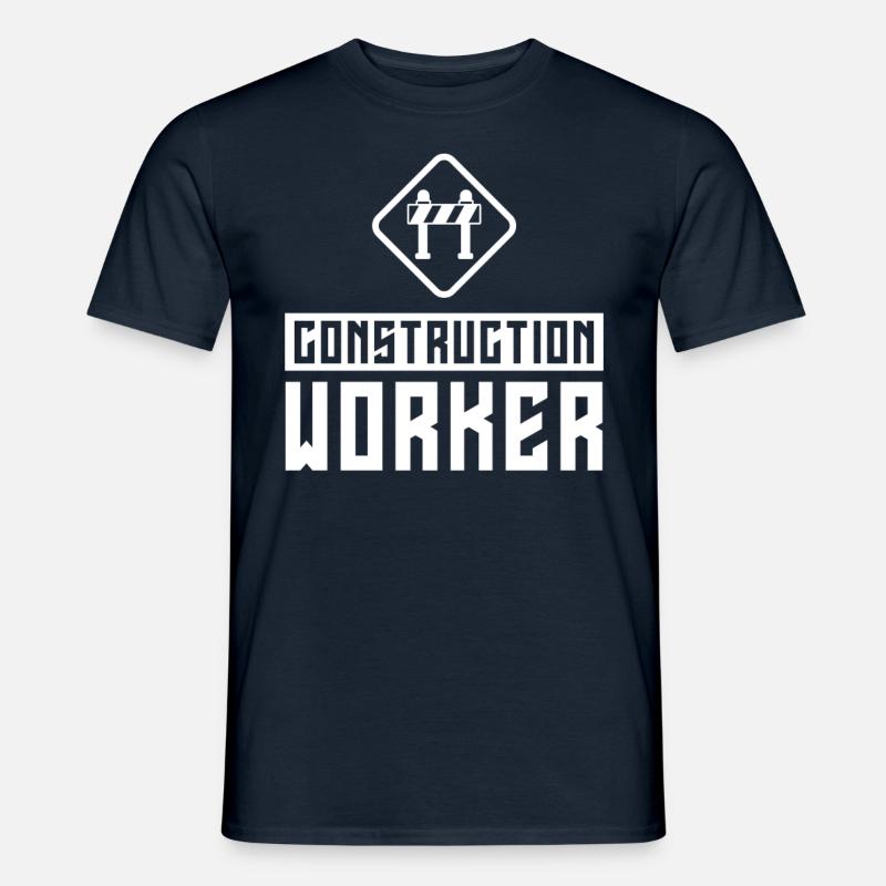 Bauarbeiter Bau Teamwork Baustelle Team - Männer T-Shirt - Navy