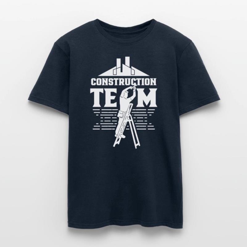 Construction Team Teamwork Construction site Construction workers Men's T-Shirt
