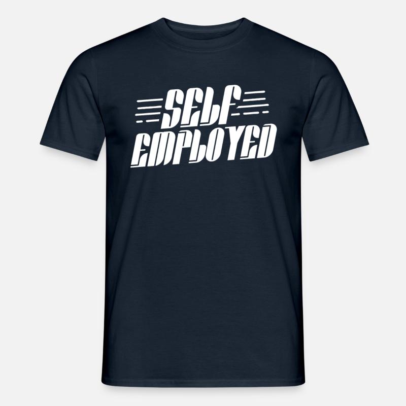 Selbstständig Freelancer Freiberufler - Männer T-Shirt - Navy
