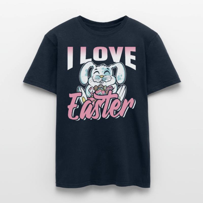 J’adore Easter Easter Easter Easter Egg Lapin de Pâques T-shirt homme