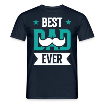 Meilleur père de tous les temps Papa Papa Fête des Pères - T-shirt homme - marine - Devant - AI Model Male 178 light (178cm)