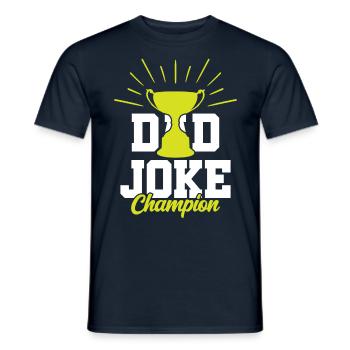 Dad Joke Papa Joke Father Jokes - Men's T-Shirt - navy - Front - AI Model Male 178 light (178cm)