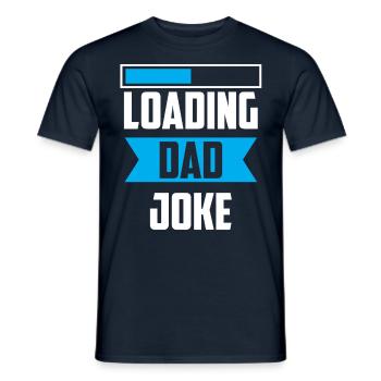 Dad Joke Papa Joke Jokes Father - Men's T-Shirt - navy - Front - AI Model Male 178 light (178cm)